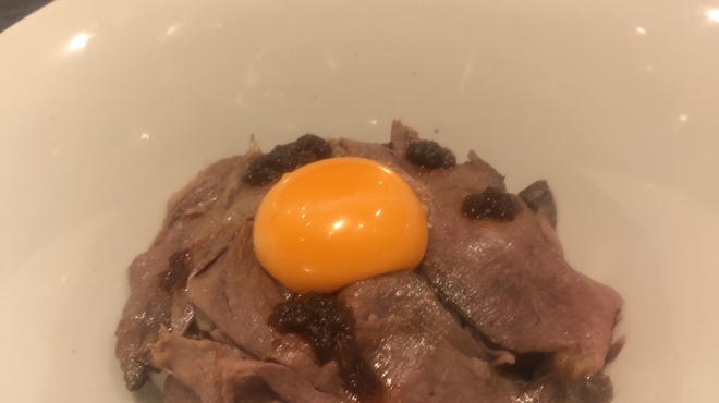 麺ハチイチ/81 NOODLE BAR - 料理写真:夜の限定おススメメニュー　和牛チャーシュー丼