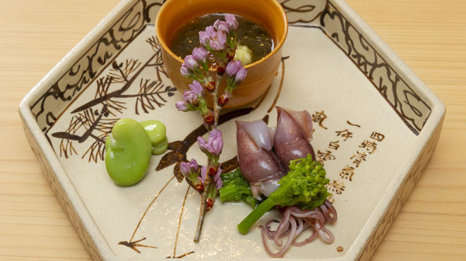 鮨処 敏 - 料理写真:季節の前菜（ランチ）