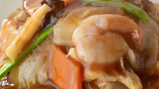 中国料理 桃花林 - 料理写真:あんかけ焼きそば