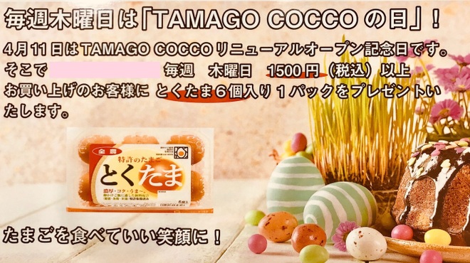 TAMAGO COCCO - メイン写真: