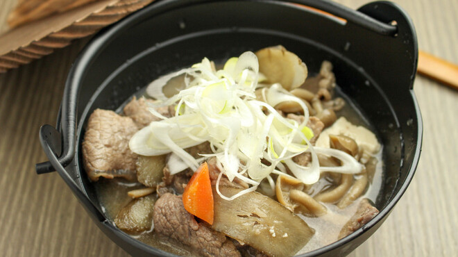 最上 楽農園 稲庭うどん 山菜 - メイン写真: