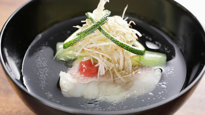 料理屋まえかわ - 料理写真:夏甘鯛の煮物椀