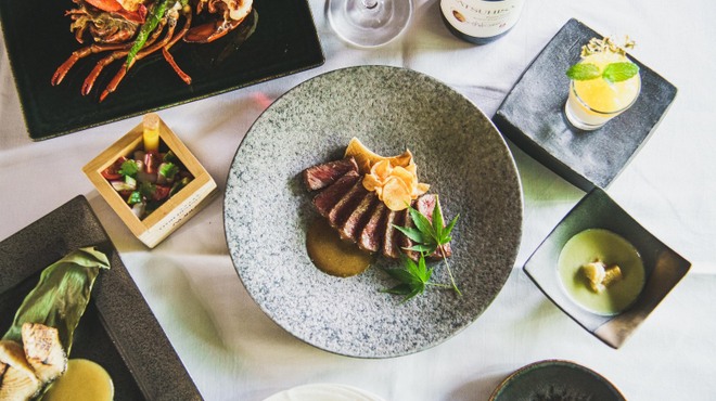 イトウ ダイニング バイ ノブ - 料理写真:季節ごとに旬の食材をコース仕立てでご提供しております。