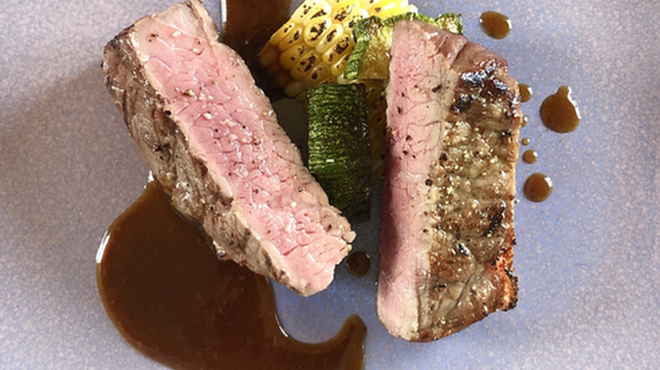 ＢＩＳＴＲＯ Ｂｏｎｎｅ－ｃｈｅｒｅ - 料理写真:アンガスサーロインロースト･赤ワイン生姜ソース