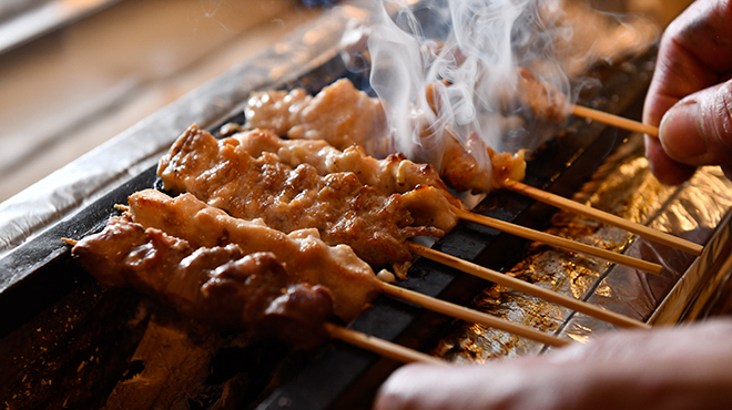 串焼黒松屋 - 料理写真:焼鳥調理