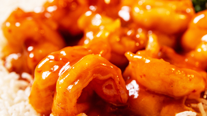 菜香新館 - 料理写真:大海老のチリソース