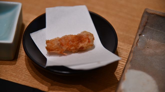 鮨割烹やま中 - 料理写真:海老の頭