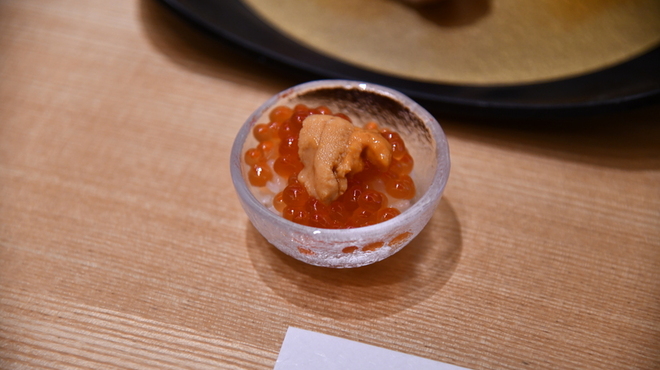 鮨割烹やま中 - 料理写真:うに・いくら小丼