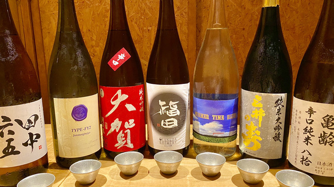 磯ぎよし - ドリンク写真:コースに追加できる日本酒飲み放題も必見です！