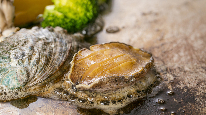 TEPPANYAKI 10 STEAK & LOBSTER - 料理写真:あわびの鉄板焼き