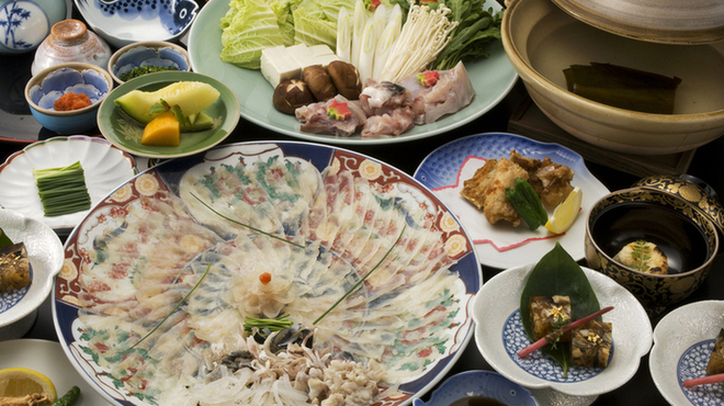 割烹 福助 - 料理写真:天然とらふぐコース１５０００円（３人前の画像）
