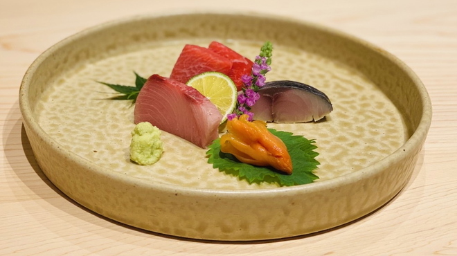 意気な寿し処阿部 - 料理写真:お刺身一人前