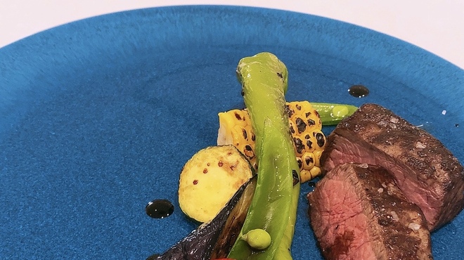 リストランテ ラ ソリア - 料理写真:足柄牛ランプ肉と地野菜のロースト