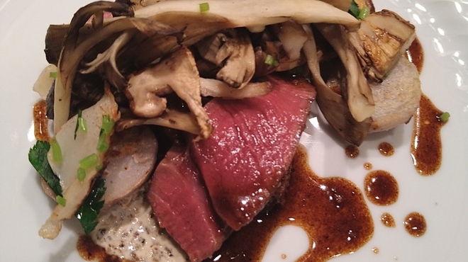 レストラン ル ボヌール - 料理写真:季節のジビエ料理　蝦夷鹿のロースト