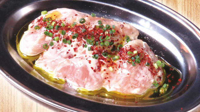 とり焼肉酒場 鶏ん家 - 料理写真:【オリジナル・とり焼肉】新鮮ササミの自家製マヨ