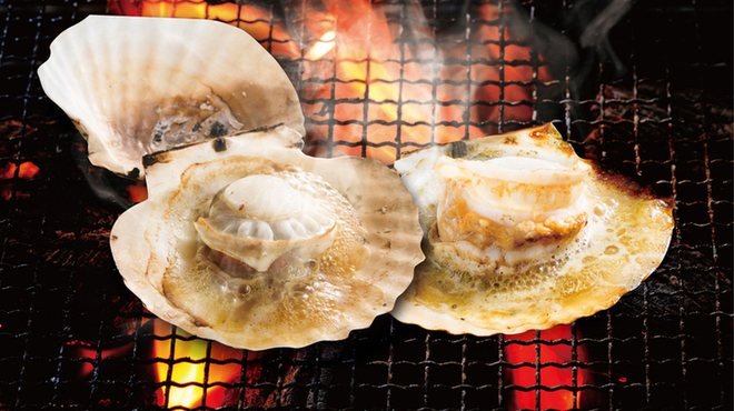 磯丸水産 - 料理写真:帆立の殻焼