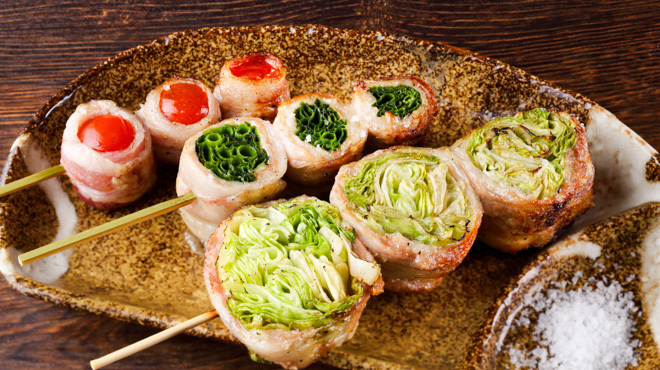 はかた野菜巻き串 こだわり酎ハイ きばくもん - メイン写真:
