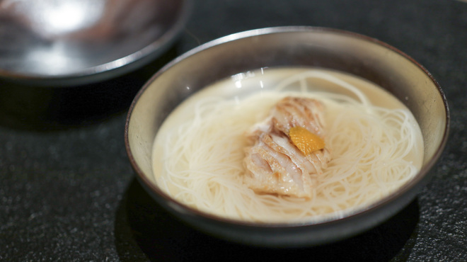 炯 - 料理写真:甘鯛と素麺☆