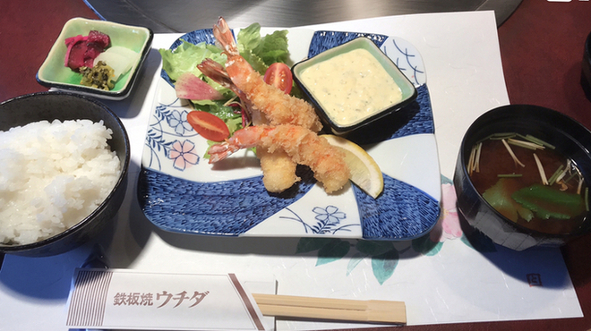 Uchida - 料理写真:海老フライ定食