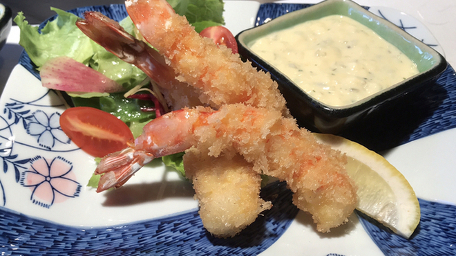 Uchida - 料理写真:海老フライ定食：海老フライ　アップ