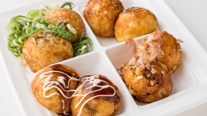 Takoyaki Douraku Wanaka Wanaka - 料理写真:おおいり　～4種の味を1皿で楽しめる！～