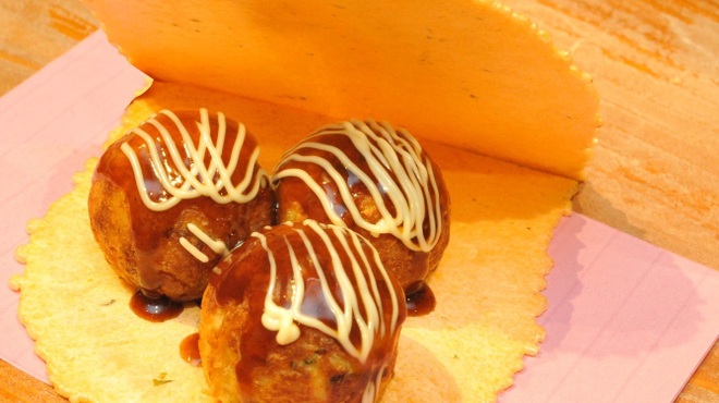 Takoyaki Douraku Wanaka Wanaka - 料理写真:たこせん　～大阪名物おやつ　わなか特製えび煎餅使用～