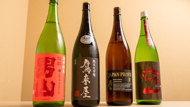 寿司 赤酢 - ドリンク写真:日本酒各種