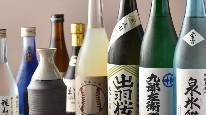 焼肉あきら - ドリンク写真:山形の酒屋から仕入れる地酒