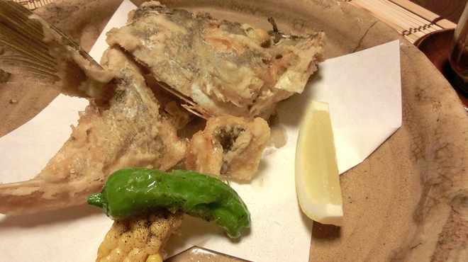 銀座 - 料理写真:すずきの唐揚げ
