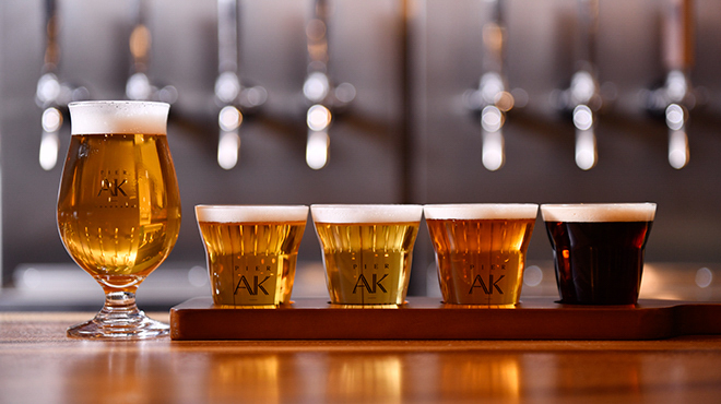 AKATSUKI NO KURA - ドリンク写真:国産クラフトビールと飲み比べ