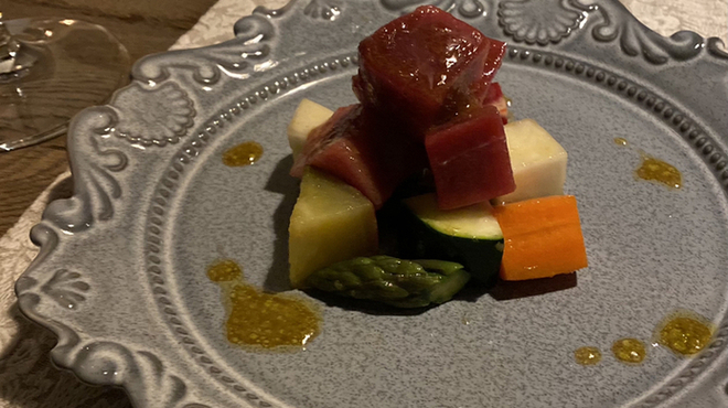 ar - 料理写真:マグロサラダ
