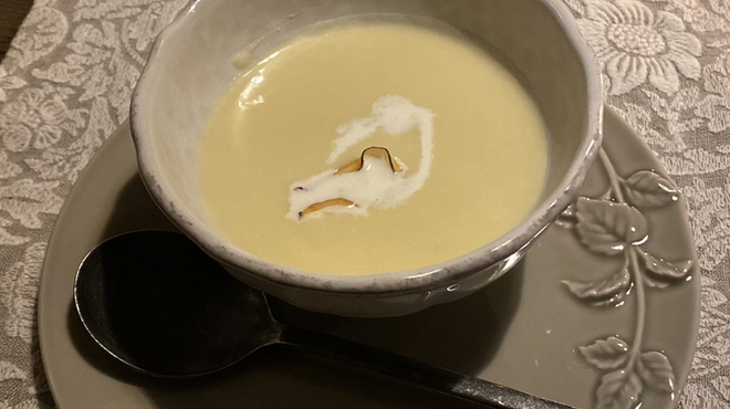 ar - 料理写真:さつまいもスープ