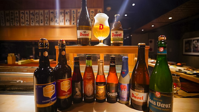 虎ノ門 焼鳥國よし - ドリンク写真:デュベルとベルギービール