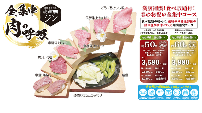 焼肉問屋 飛騨牛専門店 焼肉ジン 禾森店 美濃青柳 焼肉 ネット予約可 食べログ