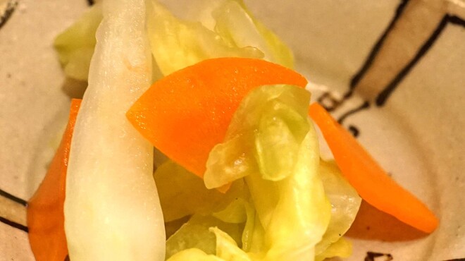 ふじ原 - 料理写真:春キャベツの浅漬け