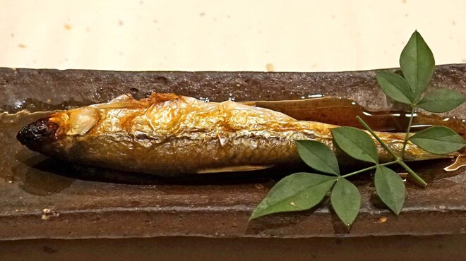 ふじ原 - 料理写真:琵琶湖産のモロコ焼き