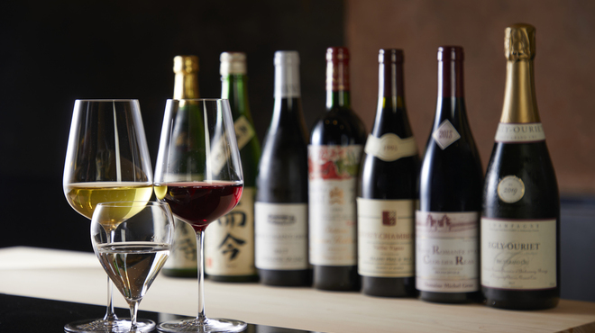 Ajuuta - ドリンク写真:ワインと日本酒3