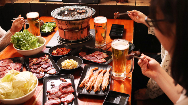 七輪焼肉 安安 柏店 柏 焼肉 ネット予約可 食べログ