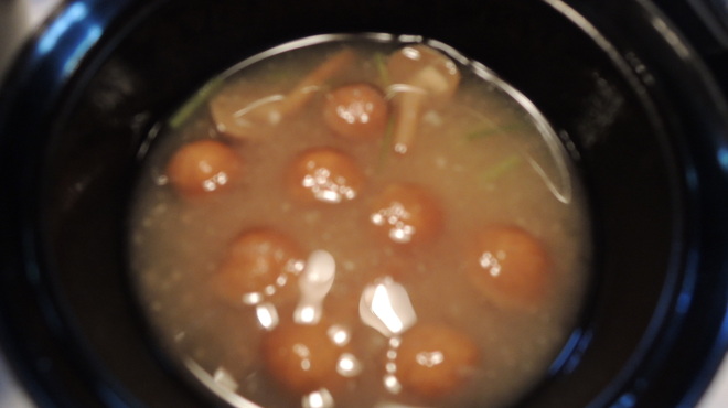 料亭 亀松閣 - 料理写真:まめこ椀も　意外にあっさり