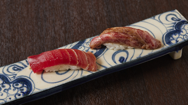 牛肉寿司 きんたん 内幸町 牛料理 食べログ