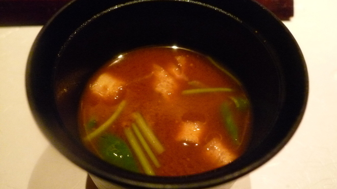 割烹 まつもと - 料理写真:☆お寿しランチの赤出汁(*^^)v☆