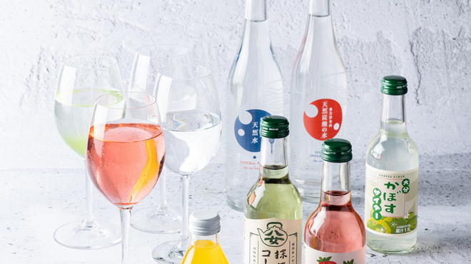 ルアン - ドリンク写真:日本各地の特産物を使用したノンアルコールのドリンクも充実しております