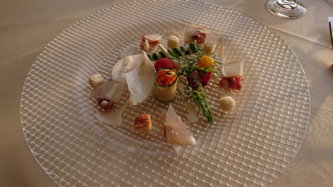 那須テラス - 料理写真:前菜 プロシュートのシーザーサラダ