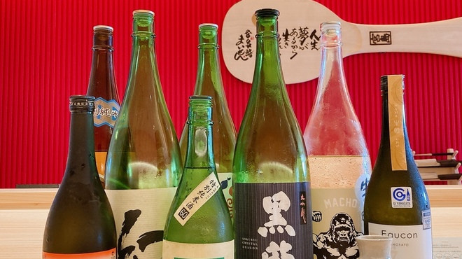 宮島鮨 まいもん - ドリンク写真:広島の地酒を中心に日本各地のお酒を常時１０種類以上ご用意しております。