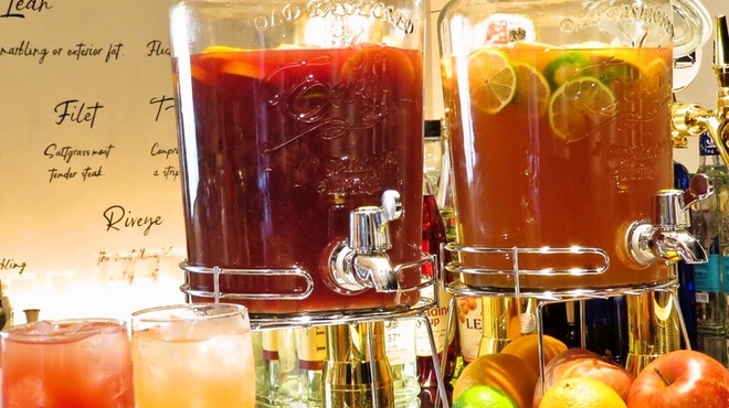 シュラスコレストラン ALEGRIA - ドリンク写真:自家製サングリアも飲み放題で楽しめます