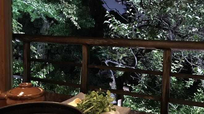韻松亭 - 料理写真:鳥のすき焼き2