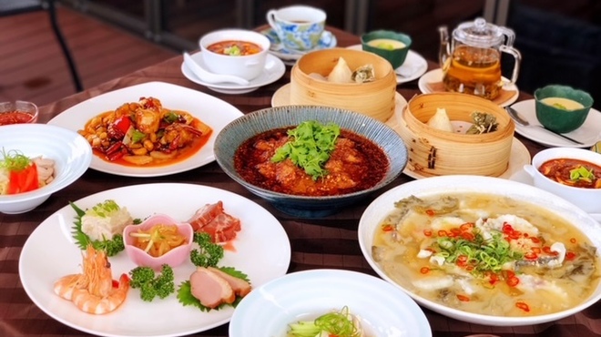 チャイニーズガーデンレストラン 深記 - 料理写真:期間限定9/30まで　正宗四川コース
