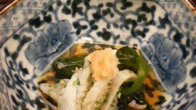 酔虎寿し - 料理写真:河豚の酢のもの