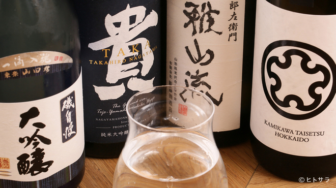 Yakitori Soruto - ドリンク写真:3ランクの日本酒を、スッキリとした淡麗辛口メインで品揃え