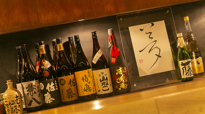 割烹 藤 - ドリンク写真:おすすめの焼酎